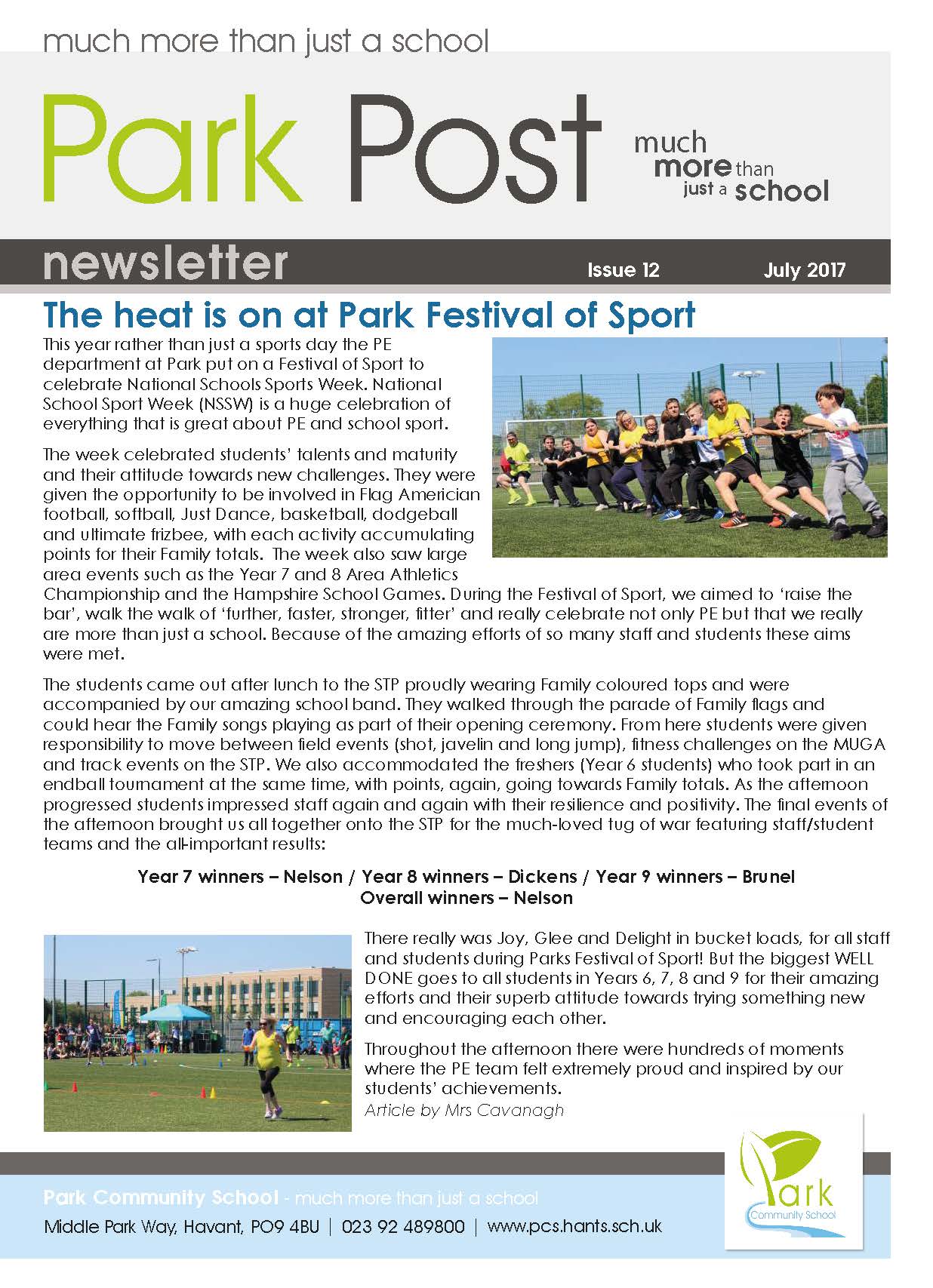 Park Post Issue 12 Frontcover